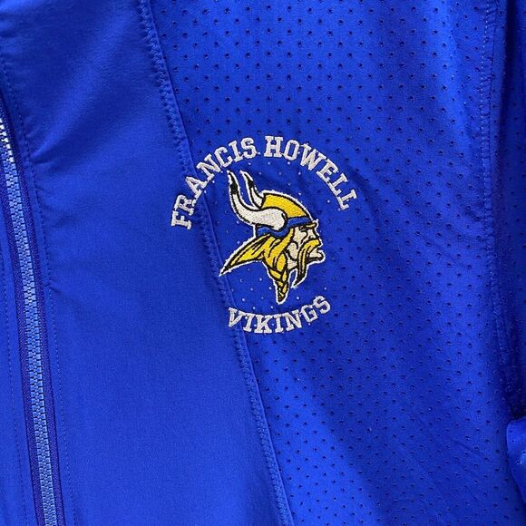 Under Armour Jacket Anorak Women XS Blue 1/2 Zip Hooded Heatgear Long Sleeve - Picture 7 of 10